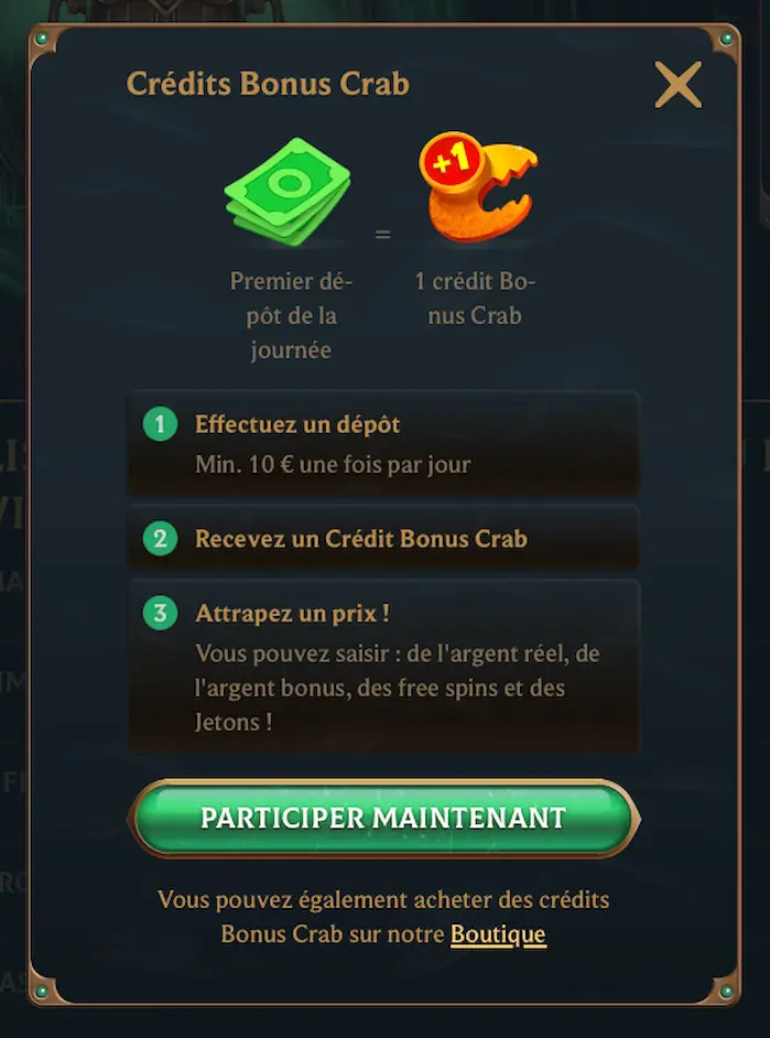 Bonus Crab